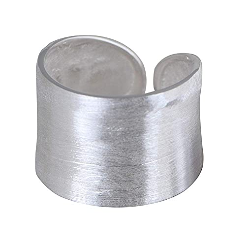 Ohrringe für Damen Einstellbare Ring Frauen,S925 Sterling Silber Retro Breite Zeichenprozess Einfache Mode Einstellbare Open Knuckle Schwanzring Finger Joint Zehenring Schmuck FüR Frauen MäD von Generic