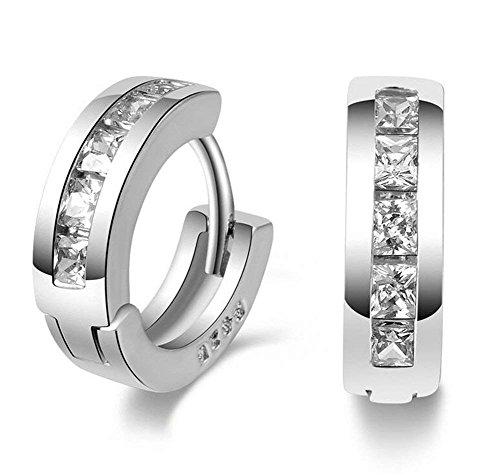 Ohrringe für Damen und Herren, einfaches Design, Unisex, 1 Paar, beliebt, kreativ und nützlich von Generic