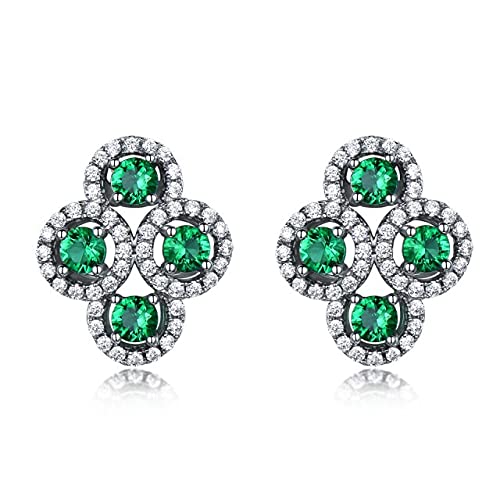 Ohrringe für Frauen erstellt blaue Saphir Ohrstecker mit Stein edlen Schmuck neu Ohrringe für Frauen erstellt blaue Saphir Ohrstecker mit Stein edlen Schmuck neu von Generic