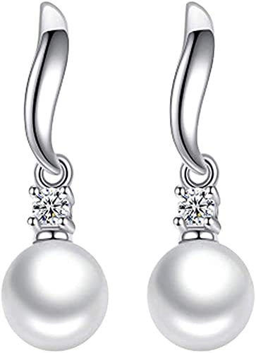 Ohrringe mit Bommel, Kunstperle, Ohrringe, Soft Beauty von Generic