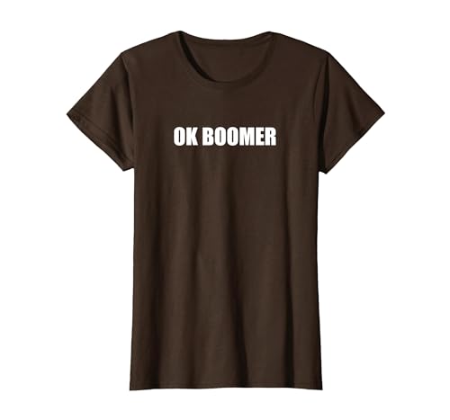 Okay Boomer T-Shirt, Damen, Braun, XS Okay Boomer T-Shirt, Damen, Braun, XS von Generic