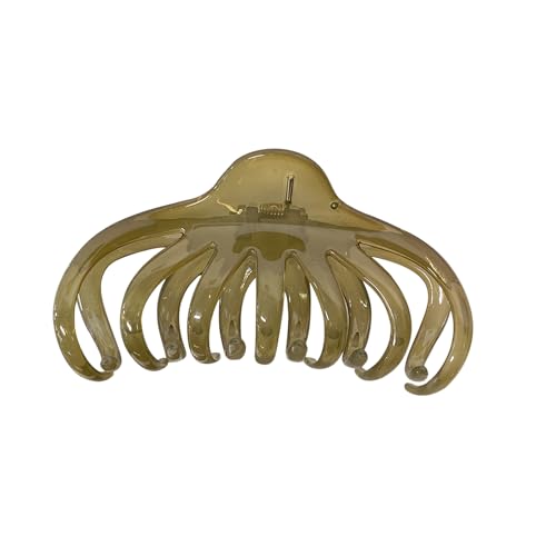 Oktopus Haarklauenklammern Nicht-Schlupf-Kiefer Großer starker Grip Barrettes sichern Frauen Mädchen Dicke Brötchen Twist Styling Accessoire Mode Haltbar Leichtes klassisches klassisches trendy von Generic