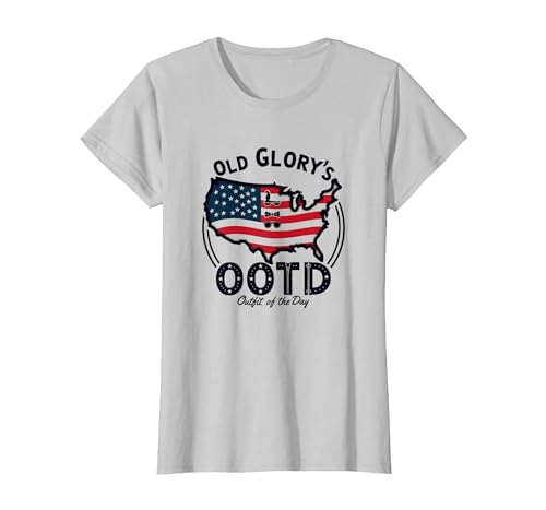 Old Glorys Outfit des Tages T-Shirt, Damen, Silber, 3XL Old Glorys Outfit des Tages T-Shirt, Damen, Silber, 3XL von Generic
