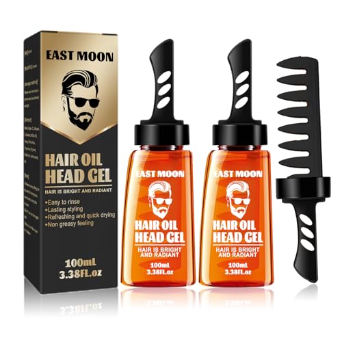 One-Comb Shaping-Styling Gel Comb, Hair Styling Gel With Comb, 2 In 1 Hair Wax Gel With Comb, Haarstyling-Gel für Männer, Hair Setting Gel with Dip Comb for Men, Haarstyling Gel mit Kamm (2PC) von Generic