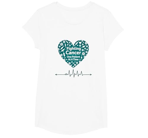 Onkologie-Krankenschwester: Krebs bekämpfen einen Patienten nach dem Anderen T-Shirt, Girls, Weiß, XS Onkologie-Krankenschwester: Krebs bekämpfen einen Patienten nach dem Anderen T-Shirt, Girls, Weiß, XS von Generic