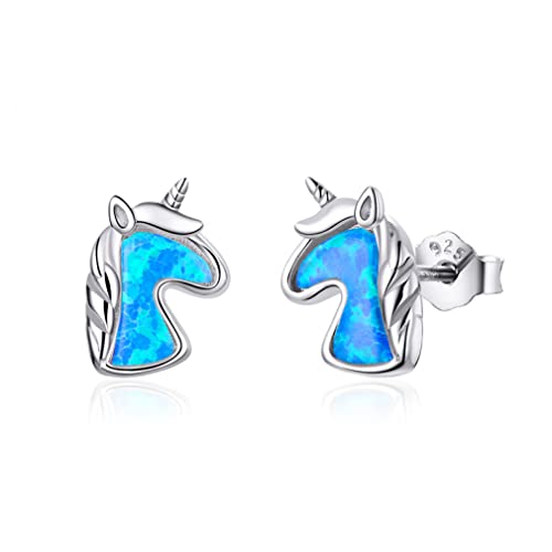 Opal Ohrstecker Herz Blau Opal Ohrringe Für Frauen 925 Schmuck Opal Ohrstecker Herz Blau Opal Ohrringe Für Frauen 925 Schmuck von Generic