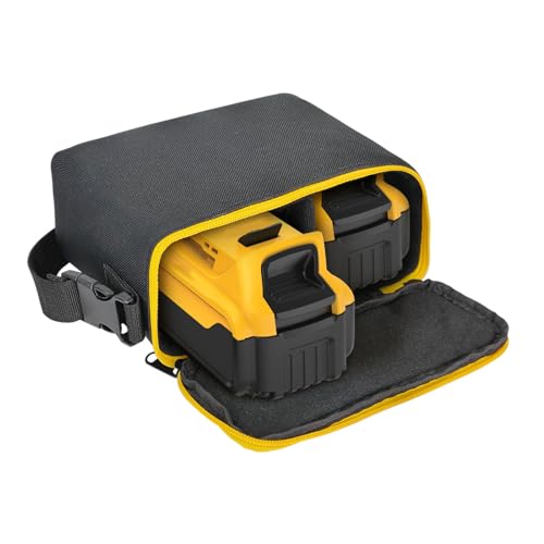 Organizer Beutel Battery Storage - Batterie -Aufbewahrungsbeutel, Elektrischer Bohrer Batteriebeutel | Großkapazitätsbatterie Batterie | Schutzorganisator, Wasserdicht Für Rucksackkoffer Zu Hause von Generic