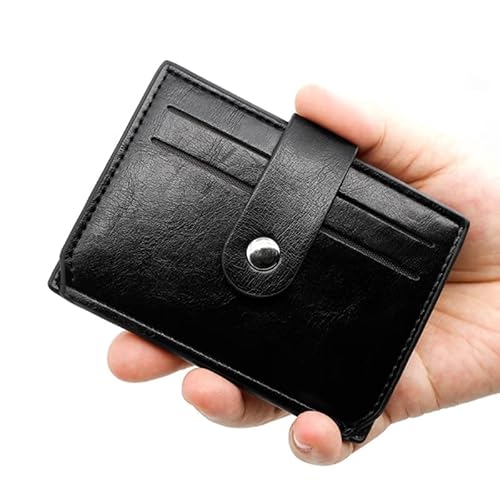 Organizer Kreditkartenetui Bankkarte Brieftasche Slim Multi-Slot Clutch Herren Anti-Diebstahl Geldbörse Tasche tragbar, Schwarz von Generic