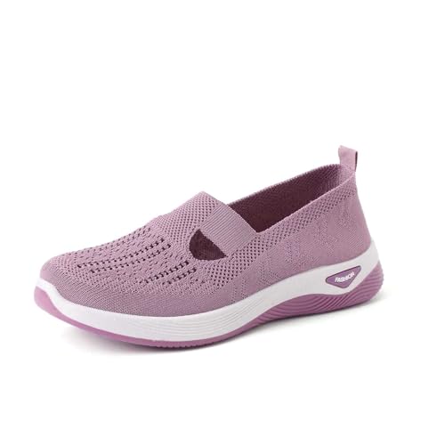 Orthopädische Damenschuhe Wanderschuhe Leichte H-Typ Mesh-Schuhe Slip-On Sommer Atmungsaktive Bequeme Outdoor-Sportschuhe Orthopädische Damenschuhe Wanderschuhe Leichte H-Typ Mesh-Schuhe Slip-On Sommer Atmungsaktive Bequeme Outdoor-Sportschuhe von Generic