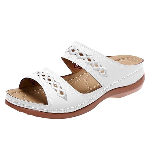 Orthopädische Hausschuhe Damen Sommer Offener Zehen Flip Flops Bequem Mit Fußbett Pantoffeln Slingback Weichen Sohlen Sandaletten Platform Bequem Casual Keilsandalen Strand Orthopädische Hausschuhe Damen Sommer Offener Zehen Flip Flops Bequem Mit Fußbett Pantoffeln Slingback Weichen Sohlen Sandaletten Platform Bequem Casual Keilsandalen Strand von Generic