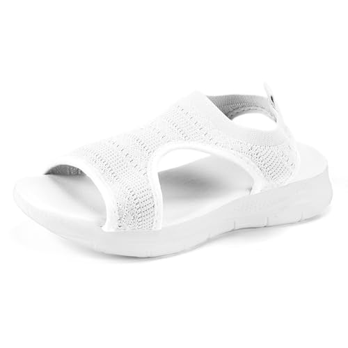 Orthopädische Sandalen Damen - Breite Füße Plateau Schlappen Mit Fußbett Sommerschuhe Sommer Weite Barfuss Offene Schuhe Elegant Und Bequem Orthopädische Sandalen Damen - Breite Füße Plateau Schlappen Mit Fußbett Sommerschuhe Sommer Weite Barfuss Offene Schuhe Elegant Und Bequem von Generic