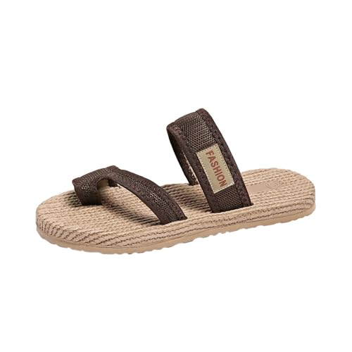 Orthopädische Sandalen Damen Hallux Valgus Flach Pantolette Flip Flops Leicht Strandsandalen Breite Füße Hausschuhe Flachesandalen Big Toe Netz-Hausschuhe mit Fußgewölbeunterstützung von Generic