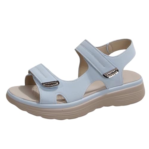 Orthopädische Sandalen Damen Rutschfeste Leichte Weiche Wandersandalen Sandaletten Gummisohle Plateau Bequem Sommerschuhe Hausschuhe mit Klettverschluss Breite Füße Sommer Schuhe Orthopädische Sandalen Damen Rutschfeste Leichte Weiche Wandersandalen Sandaletten Gummisohle Plateau Bequem Sommerschuhe Hausschuhe mit Klettverschluss Breite Füße Sommer Schuhe von Generic