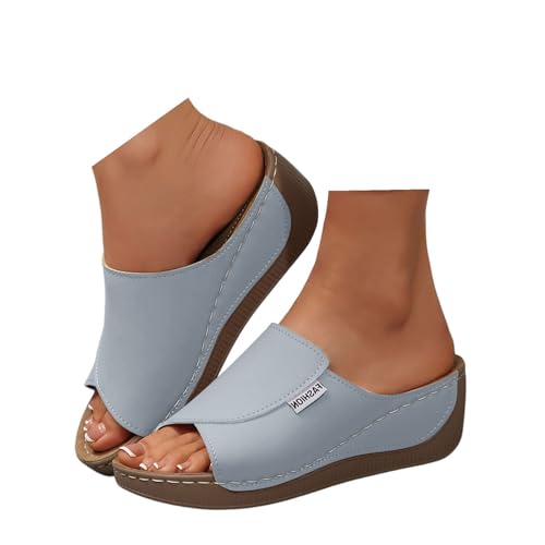 Orthopädische Sandalen Damen Sommer Ergonomische Leder Pantoletten Rutschfeste Offener Hausschuhe Leicht Bequem Slipper Sommerschuhe Damen Orthopädische Sandalen Damen Sommer Ergonomische Leder Pantoletten Rutschfeste Offener Hausschuhe Leicht Bequem Slipper Sommerschuhe Damen von Generic