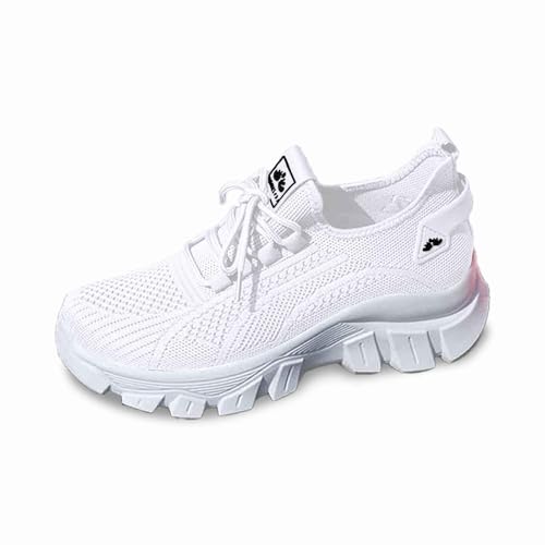 Orthopädische Schuhe Damen Air Cushion Slip On Sneakers Frauen MädchenBarfußSchuhe Unisex Traillaufschuhe Wanderschuhe Dotmalls rutschfest Turnschuhe Casual Mode Sport von Generic