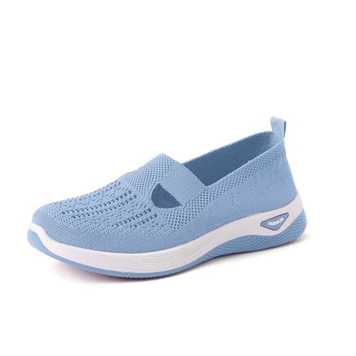 Orthopädische Schuhe Damen Sneaker, Schuhe ohne Schnürung für Damen Handsfree Slip On Walkingschuhe Orthopädische Plateau-Turnschuhe Leicht Bequeme Erhöhte Dämpfung und Entlastung der Füße Orthopädische Schuhe Damen Sneaker, Schuhe ohne Schnürung für Damen Handsfree Slip On Walkingschuhe Orthopädische Plateau-Turnschuhe Leicht Bequeme Erhöhte Dämpfung und Entlastung der Füße von Generic