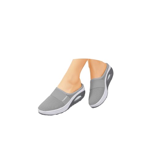 Orthopädische Schuhe Damen Sommer Hausschuhe mit Fussbett Air Cushion Slip On Atmungsaktive Walkingschuhe Leichte Mesh Slipper Diabetiker Orthoback Schuhe Frauen Schlupfschuhe Orthopädische Schuhe Damen Sommer Hausschuhe mit Fussbett Air Cushion Slip On Atmungsaktive Walkingschuhe Leichte Mesh Slipper Diabetiker Orthoback Schuhe Frauen Schlupfschuhe von Generic
