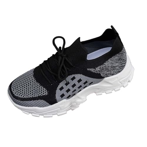 Orthopädische Schuhe Damen Sportschuhe Weicher Sohle Turnschuhe Unisex Traillaufschuhe Wanderschuhe Shock Absorbing Laufschuhe Einfarbig Freizeit-Schuhe Walkingschuhe von Generic