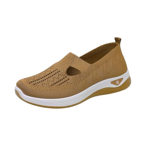 Orthopädische Schuhe Damen Walkingschuhe Frau Leicht Weite H Vermascht Atmungsaktive Lässige Komfort Laufschuhe Bequeme Outdoor Sommerschuhe Turnschuhe Sommer von Generic