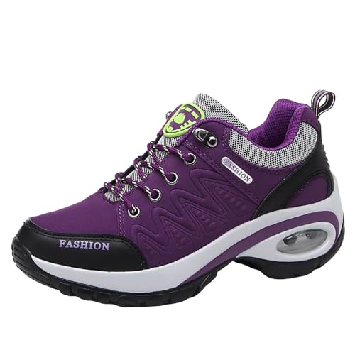 Orthopädische Wanderschuhe Damen Wasserdicht Turnschuhe Sneaker Schuhe Sportschuhe Laufschuhe Tennisschuhe Outdoor Running Damen Walkingschuhe Straßenlaufschuhe rutschfest Atmungsaktiv Leichtgewichts von Generic