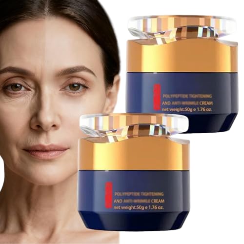 Osiyune Krema, Straffende Gesichtscreme, Neck and Eye Lotion 3 in 1, Facial Neck Eye Cream for Men & Women,Soothing and Firming (2pcs) von Generic