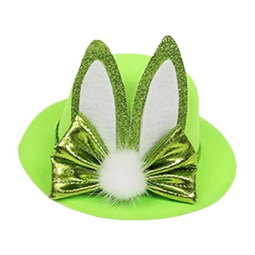 Ostern Haarschleife Clips,Osterhase Haarspange | Haarspangen mit Hasenohren, Zylinderhut, Haarschmuck - Partyzubehör, komfortables Design für Osterpartys für Kinder und Erwachsene von Generic