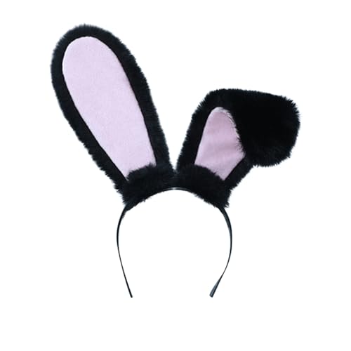 Ostern Hasen Ohren Haarreif Hasenohren Zubehör Haarreif Mit Hasenohren Bunny PlüschHaarreifen Für Ostern Karneval Party Halloween Cosplay Kostüm Maskerade Dekoration von Generic
