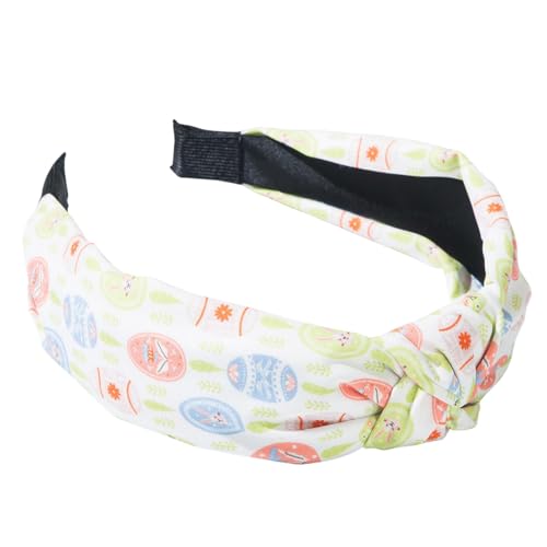 Ostern-Stirnband,Ostern-Stirnbänder für Frauen | Süßes festliches geknotetes Stirnband - Stirnband mit Hasen-Ei-Aufdruck, Frühlings- und Urlaubsaccessoires für Damen von Generic