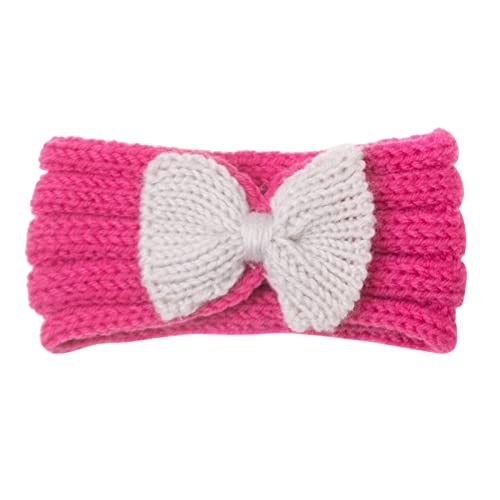 Outdoor Headwrap für Kinder Kleinkind Baby Jungen Mädchen gestrickt Stretch Color Block Bowknot Haarband Kopfbedeckung Stirnband von Generic