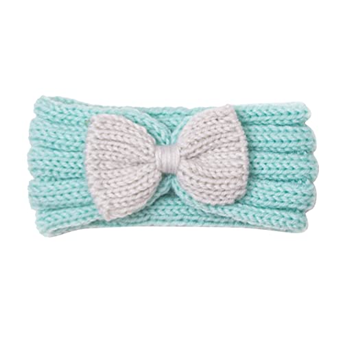 Outdoor Headwrap für Kinder Kleinkind Baby Jungen Mädchen gestrickt Stretch Color Block Bowknot Haarband Kopfbedeckung Stirnband von Generic