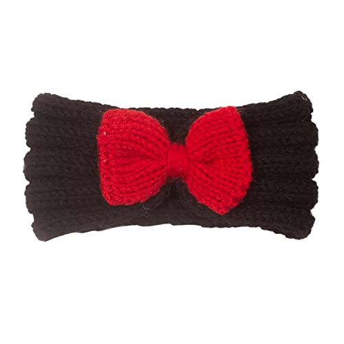 Outdoor Headwrap für Kinder Kleinkind Baby Jungen Mädchen gestrickt Stretch Color Block Bowknot Haarband Kopfbedeckung Stirnband von Generic