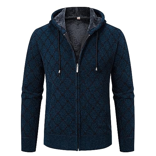 Outdoorjacke Pelzjacke Jacken Männer Faserpelzjacke Winterjacke Herren Parka Funktionsjacke Fahrradjacke Winter Forstjacke Wollfleece Jacke Parka Jacke Herren Winter Arbeitsjacke von Generic