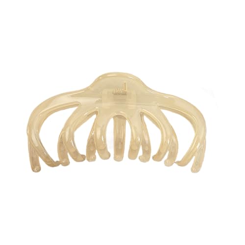 Oversized Hair Clamp – Extra Large Octopus Grip for Voluminous Hairstyles | Anti-Skid Jaw Claw for Girls, Secure Updo Holder for Wavy or Coarse Strands, Lightweight Salon Tool for Weddings, School von Generic