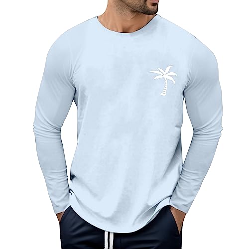 Oversized Tshirt Herren Rundhals Kurzarm Lose Sommer Oberteile Mode T-Shirt mit Los Angeles Grafik Vintage Drucken Streetwear Geschenk Papa,Dad,Freund Minzgrün 3XL von Generic