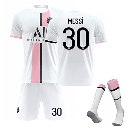 PSG Trikot Kinder Erwachsene 22/23 Paris Hause/Auswärts Neues Fußball Trikot, PSG Trainingsanzug Fussball Jersey, Jungen Herren Sportshirt, Shorts und Socken PSG Fußballtrikots Set von Generic