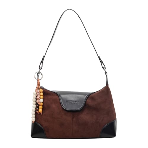 PU Leder -Achselhöhlen -Umhängetasche for Frauen for die College -Schule täglich (Kaffee) von Generic