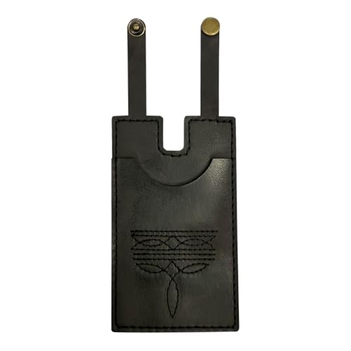 PU Leder Mini Wallet Card Halter Geldbeutel Frauen Reisen Billfold (schwarz) von Generic