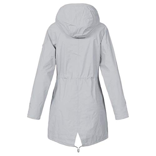 PU Windbreaker PU Windbreaker Windbreaker Mantel für Frauen Winddicht warm Plus Langarm Daunenmantel wasserabweisend Outdoorjacke Windbreaker Damen lang Regenjacke Damen von Generic