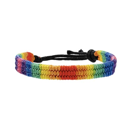 PULABO 1 STÜCKE Regenbogen Gay Pride Stuff Armband Fußkettchen Zubehör für Männer und Frauen Praktisch von Generic