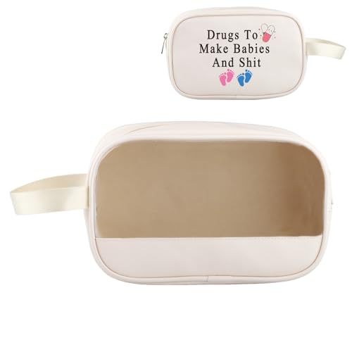 PWHAOO IVF Merch IVF Medikamentententasche, Medikamente zur Herstellung von Babys und Scheiße, Medikamentententasche, Unfruchtbarkeitsgeschenk, Geschenk zur Behandlung von Unfruchtbarkeit (um von Generic