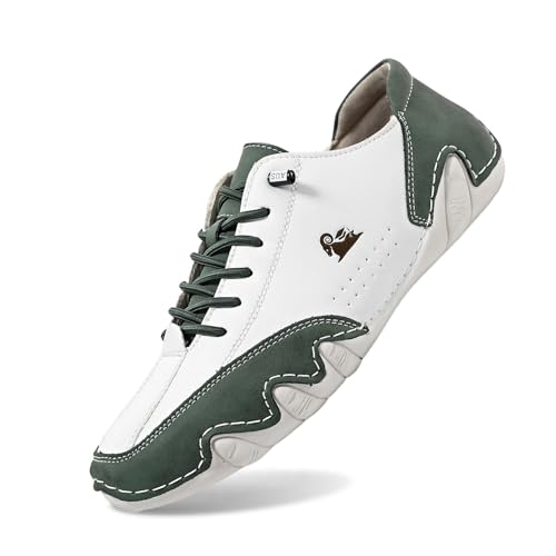 Paar Herren Frühling rutschfeste Wanderschuhe Mode leichte Schuhe für mittlere ältere Menschen Weiße Schuhe Herren Hoch Schuhe Herren Kurzschaft von Generic