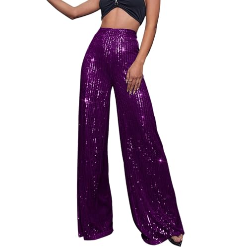 Pailletten Hose Damen Gold-Glitzer Hose Lang Metallic Hose Lang High Waist Baggy Jogginghose Weites Bein Sommerhose Locker Weite Hose Große Größen Paillettenhose Metallic Hosen Büro Pants Pailletten Hose Damen Gold-Glitzer Hose Lang Metallic Hose Lang High Waist Baggy Jogginghose Weites Bein Sommerhose Locker Weite Hose Große Größen Paillettenhose Metallic Hosen Büro Pants von Generic