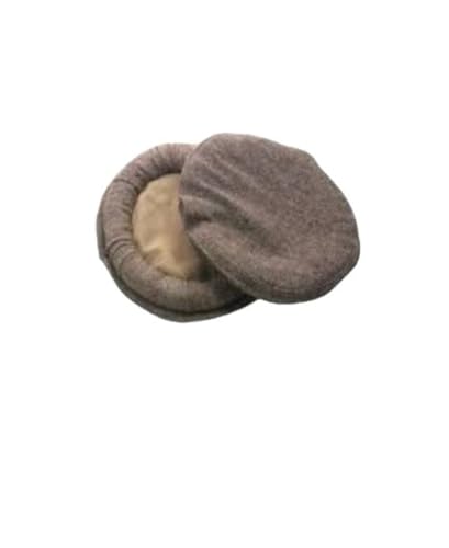 Pakol Chitrali Cap - Afghani Pakol Hat - Pakul Cap Handmade 100% Wolle, Khaki Grau, L von Generic