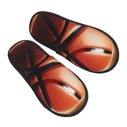 Pantoffeln Basketball Scuff Slippers Mit Fellfutter Baumwolle Pantoffeln Für Drinnen Draußen Weihnachten L von Generic