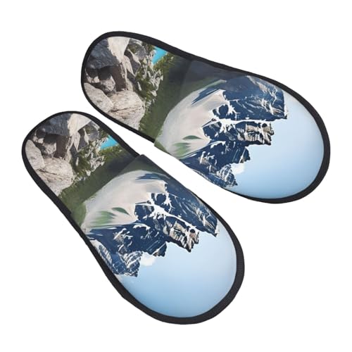 Pantoffeln Gebirge Kunstalpaka Slippers Mit Fellfutter Hauspantoffeln Für Winter Weihnachten Den Alltag L von Generic