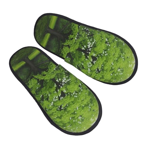 Pantoffeln Grüner Baum Luxuriös Baumwolle Pantoffeln Wärme Slippers Für Winter Weihnachten Draußen L von Generic