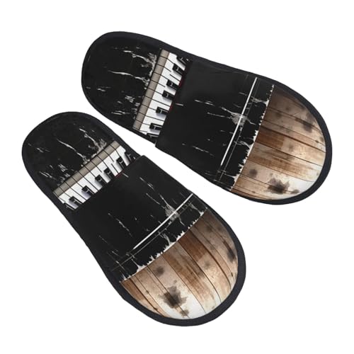 Pantoffeln Klavier Scuff Hausschuhe Wärme Slippers Für Weihnachten Winter Drinnen L von Generic