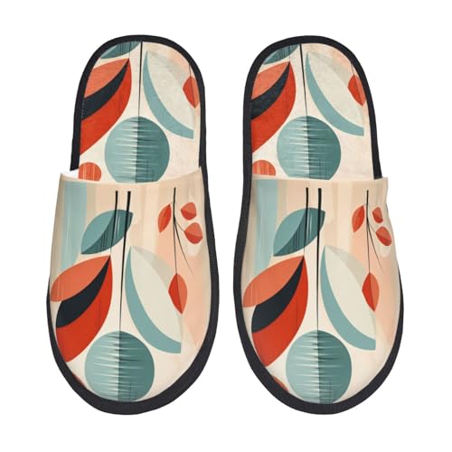 Pantoffeln Mehrfarbig Rutschfeste Hauspantoffeln Scuff Hausschuhe Für Unisex Weihnachten Schlafzimmer L von Generic