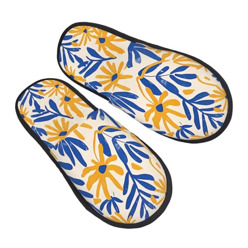 Pantoffeln Schwarz-Weißer Totenkopf Bequeme Slippers Rutschfeste Hauspantoffeln Für Winter Weihnachten Den Alltag M von Generic