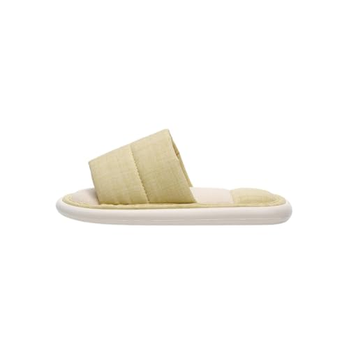 Pantoffeln für Herren Damen Leichte Atmungsaktive Lässige Offener Zehen Chunky Rutschfeste Weich Slip-On Innen Hausschuhe 36-37 EU,Grün von Generic